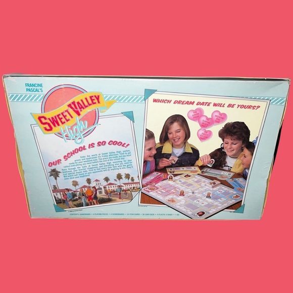 🎁 Vintage 1988 Sweet Valley High Board Game Milton Bradley USA Complete - Picture 6 of 6